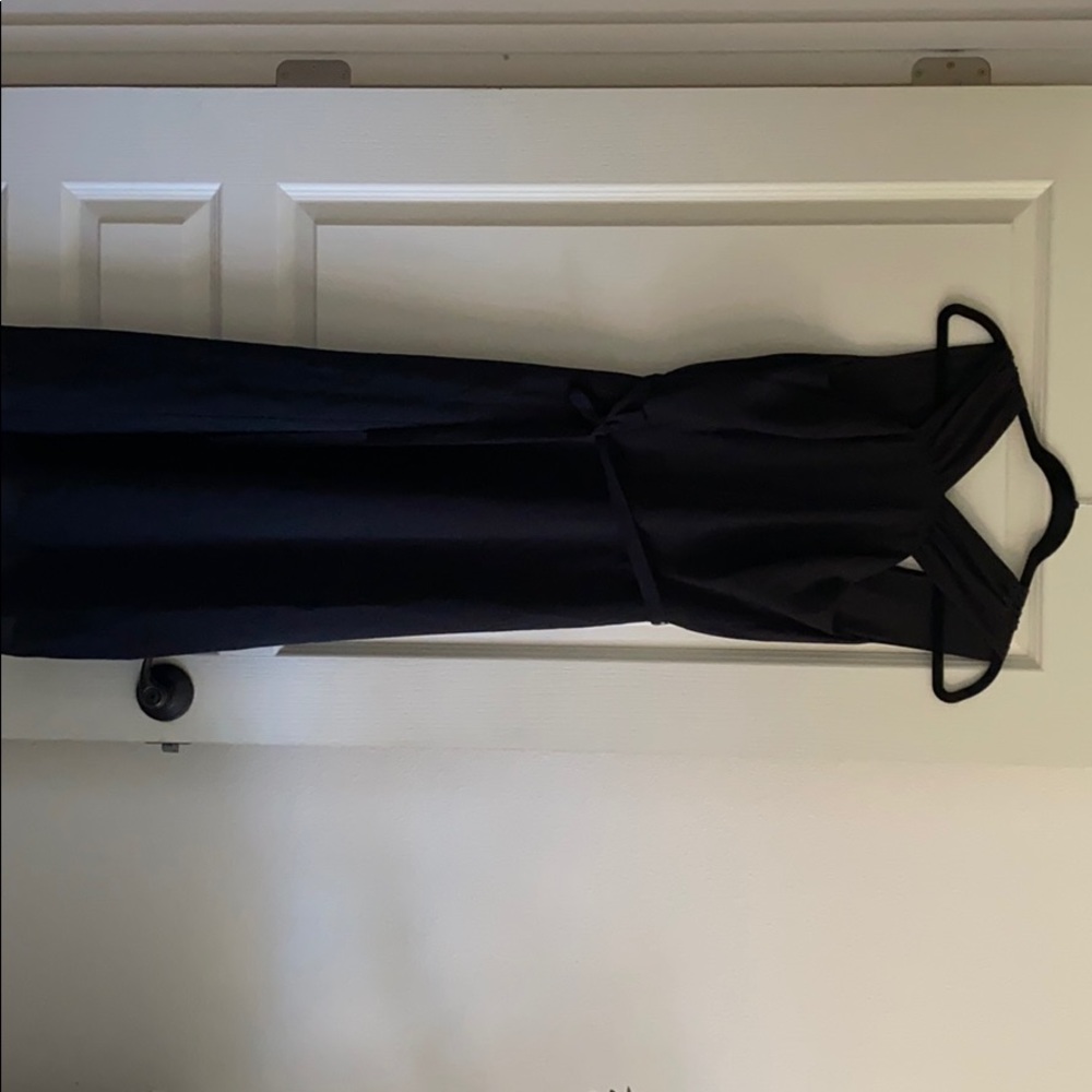 ARITZIA • WILFRED aubrey backless black midi dress 2 - Picture 7 of 8